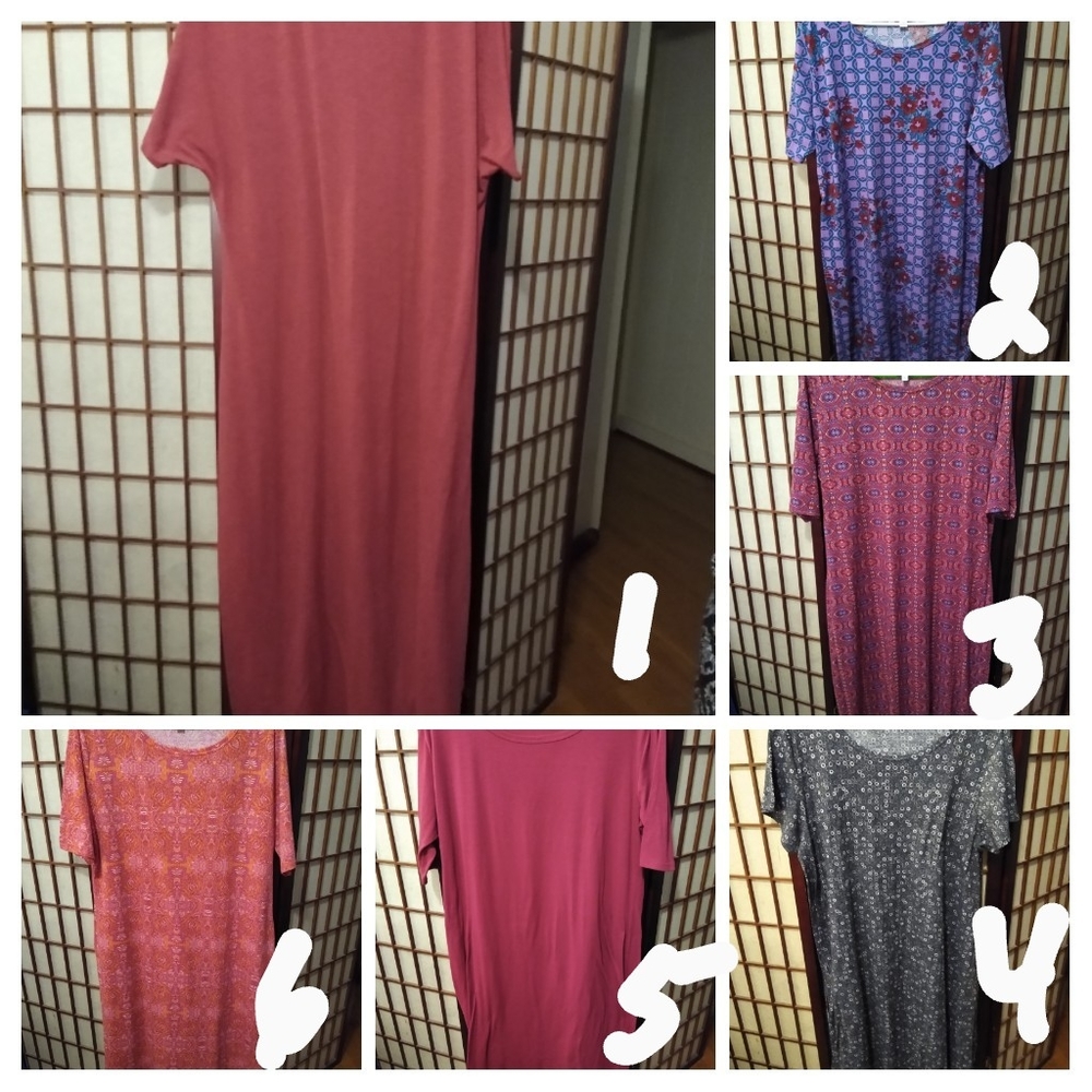 3x Lularoe women's dresses
